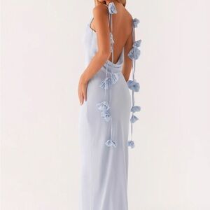 Peppermayo Simona Maxi Dress - Pastel Blue